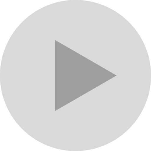 Play button in a circular background design.