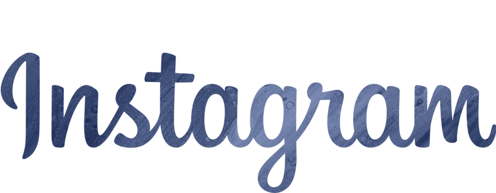 Instagram logo in stylish script font.